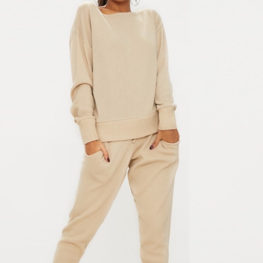 PLT: Auriel Jogger Jumper Knitted Lounge Set